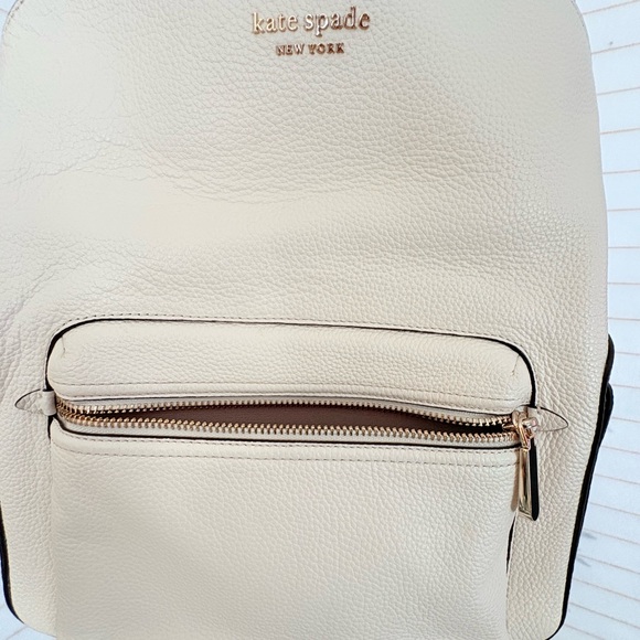 Kate Spade Ivory Leather Backpack - Picture 3 of 7